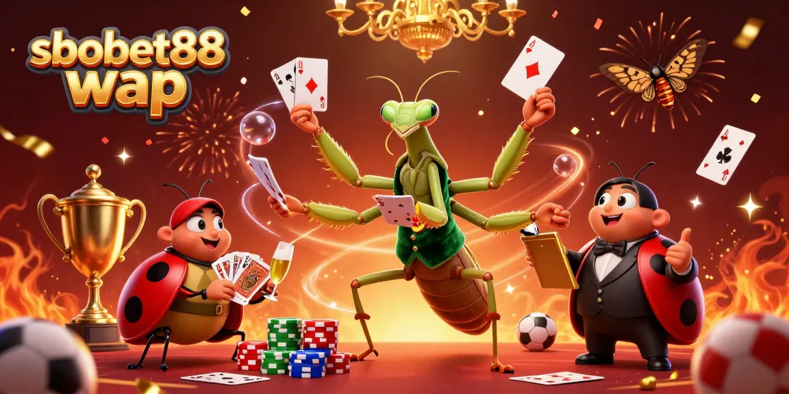 Place bets with sbobet88 wap in a vibrant online sports betting scene featuring dynamic characters.