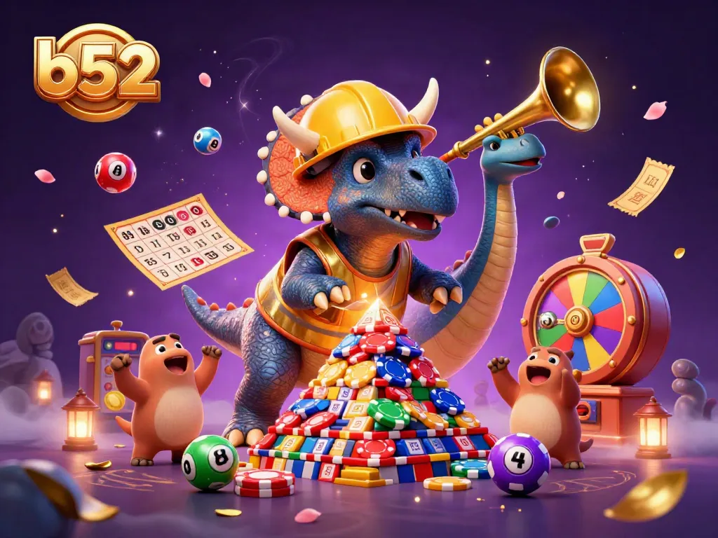 Win big at b52 with thrilling games and colorful lottery balls in a celebratory atmosphere!