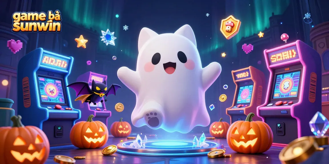 Engage with game bài sunwin in this vibrant 3D casino scene featuring mystical characters and rich details.